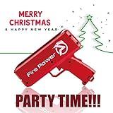 FI-PO Money Gun Christmas Cash Party - Make It Rain Fake Cash Gun Launch Gun Toy Gift Funny Party Game Fake Money