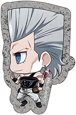 Amazon Tvアニメ ジョジョの奇妙な冒険 スターダストクルセイダース ラメアクリルバッジ 3 ジャン ピエール ポルナレフ アニメ 萌えグッズ 通販