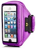 Gear Beast Case Compatible [Otterbox, Lifeproof, Speck, Other] Sport Gym Running Armband For iPhone SE, iPhone 5s, iPhone 5, iPhone 5c, iPhone 4s, iPhone 4 and iPod Touch 5G