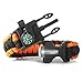 X-Plore Gear Emergency Paracord Bracelets | Set of 2| The Ultimate Tactical Survival Gear| Flint Fire Starter, Whistle, Compass & Scraper | Best Wilderness Survival-Kit - Black(K)/Orange(K)
