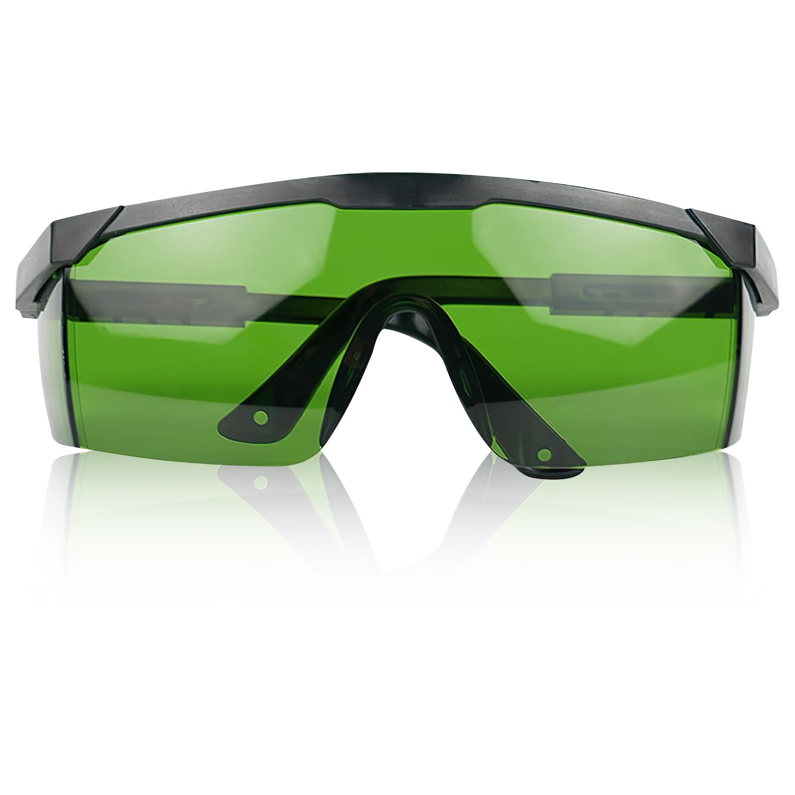 Laser Protection Safety Glasses, Professional Wavelength 200-2000nm IPL Eye Protection Goggles Green Laser Enhancing Glasses for Laser Hair Removal & Laser Cosmetology Operator and Work