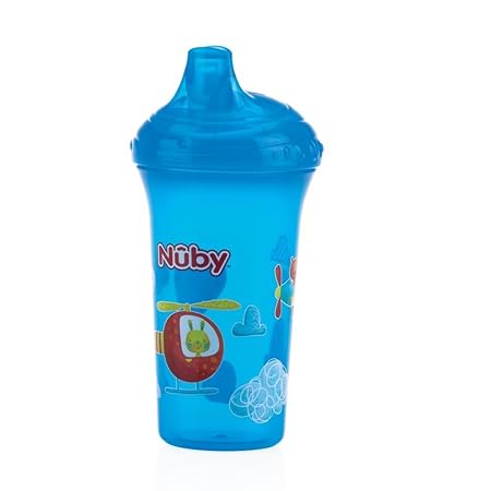 Nûby ID10366AQUA auslaufsicherer Trinkbecher, 270 ml, blau