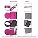 Wisdompro Wallet Case for iPhone 5, for iPhone 5s, for iPhone SE 2016, PU Leather Protective Phone Case Cover with Credit Card Slots and Magnetic Closure for iPhone SE 1st Generation/5s/5 - Hot Pink