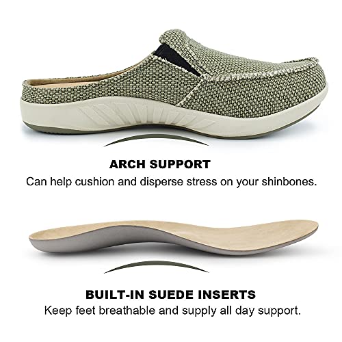 mens slippers with arch support amazon