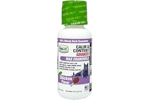 LIQUID-VET BY COOL PET HOLISTICS Liquid-Vet by Reliant Health Brands Feline Calm & Content Advanced Formula, 8oz, Chicken Flavor