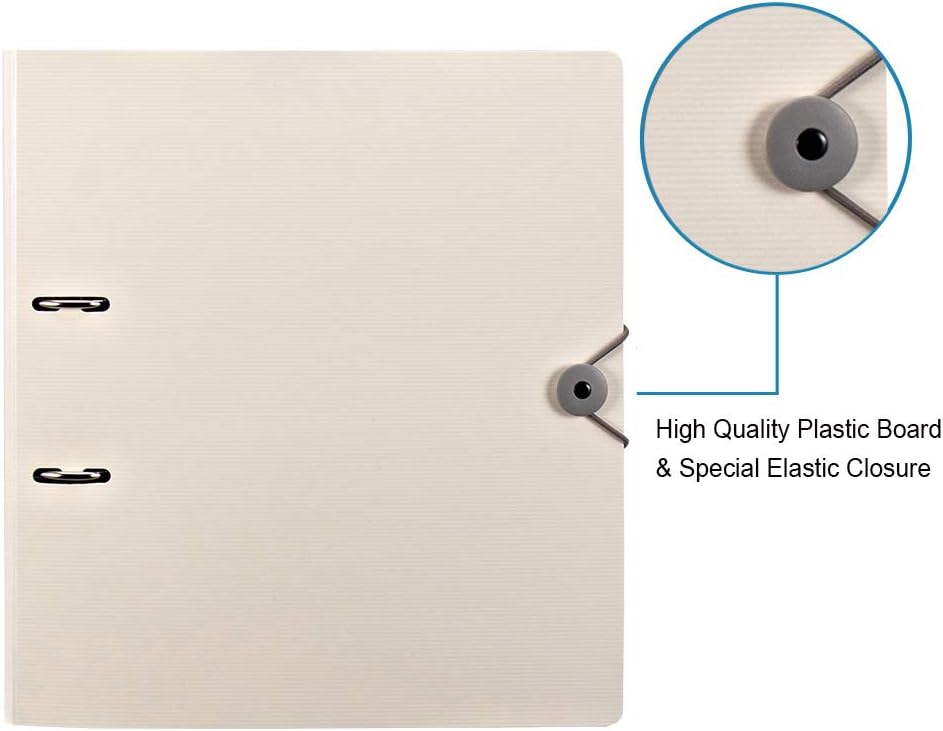 Material de oficina Eono by con lomo de 70 mm negro Archivador de