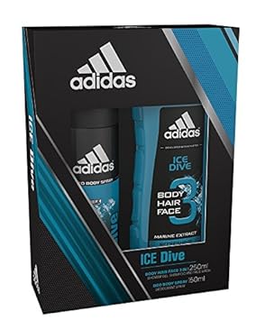Adidas Ice Dive-Doppelpack mit Bodyspray und Duschgel