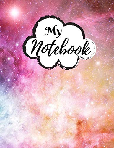 My Notebook: Guitar Tab Chord, Standard Staff & Tablature Notebook - 120 Pages - Large (8.5 x 11 inches) - Premium Space Galaxy Cover (Vol.14)