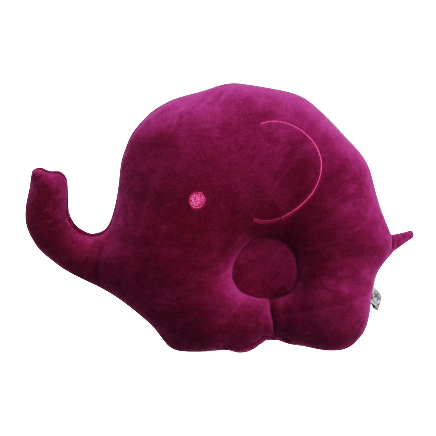 Moms Pet Premium Cute Elephant Shape Soft Pillow for Infants Baby (Dark Pink) Amazon.in