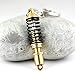 Maycom Creative Hot Auto Part Model Coilover Shock Absorber Keychain Keyring Key Chain Ring Keyfob (Gold)