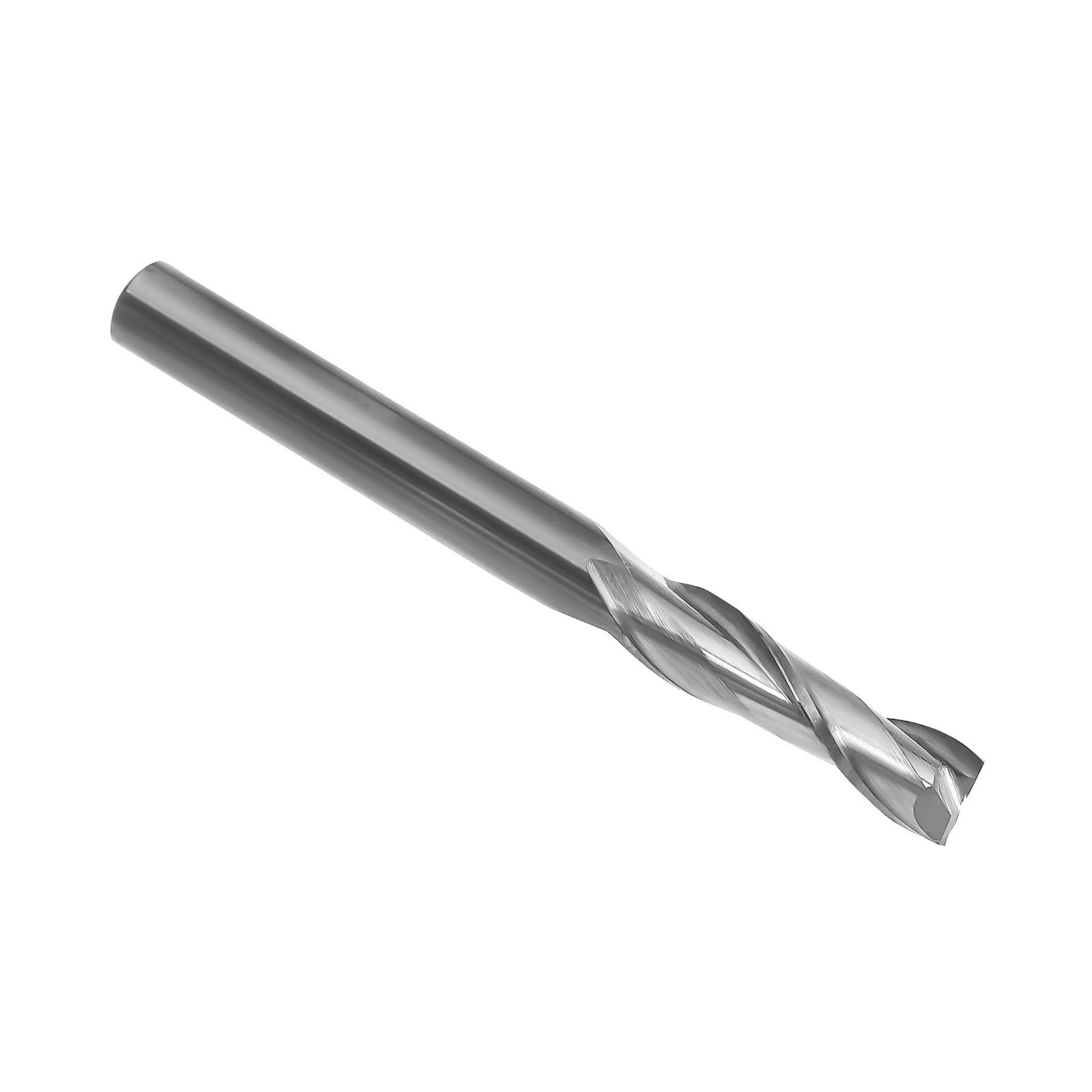 ECSiNG Double Flutes Spiral Design 6mm Shank Spiral Bit Up Cut CNC Cutting Diameter 24mm Cutting Length 60mm Tungsten Steel Mill Bits Wood Carving Spiral Cutter HRC55