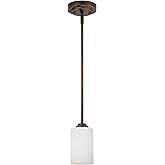 ML Lighting Bristo 1-Light Pendant Light Rubbed Bronze