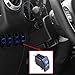 ESUPPORT Car Blue LED Bar Light Rocker Toggle Switch ON OFF 12V 20A, 24V 10A