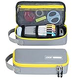 Large Pencil Case, Durable Pen Pouch with Big