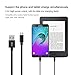 VANTIYAUS 2 Packs USB Charger Cable for Fire Tablets Kindle eReaders, Fire HD 8 HD 10, Kindle Paperwhite Voyage Oasis and Other Device(3.3ft)