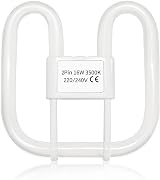 Akynite 16W 2D Square GR8 2-Pin Warm White 3500K CFL Lamp 230V view 1