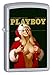 Zippo Lighter: Playboy Cover December 1972 - Satin Chrome 77937