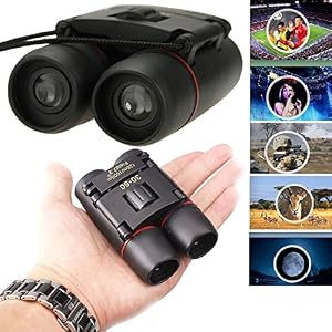 Image of Compact Binoculars, F.DORLA Portable Folding Binoculars for Adults Night Vision Binoculars for Birds Watching High Powered Lightweight Binocular for Kids Camping/Hiking Travel 30x60 Binocular