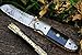 DKC Knives (9 5/18) Sale DKC-57-X Black Hornet Damascus Folding Pocket Knife 4.5