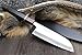 Yoshihiro Hayate ZDP189 Super High Carbon Stainless Steel Santoku Multipurpose Knife Octagonal Ebony Wood Handle with Sterling Silver Ring 7