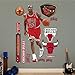 Fathead NBA Chicago Bulls Michael Jordan - Life-Size Officially Licensed NBA Removable Wall Decal - 23-23061