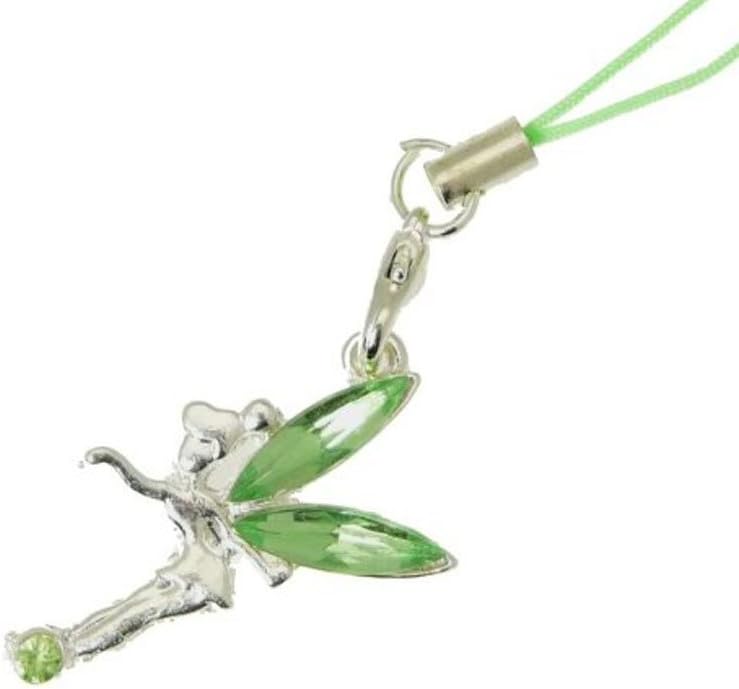 Green Diamante Fairy Mobile Phone Charm IN0109