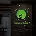 LUNIWEI Luminous Wall Sticker Animal PVC Glow In The Dark Room Decal (Wolf)