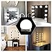 Vanity Mirror Light Kit IMAGE 12 LED Light Bulb Hollywood Style Vanity Mirror Light Kit 3.3M 10.8Feet Dimmable Color Temperature Adjustable Lighting Fixture Strip with USB Cable (Mirror Not Included)