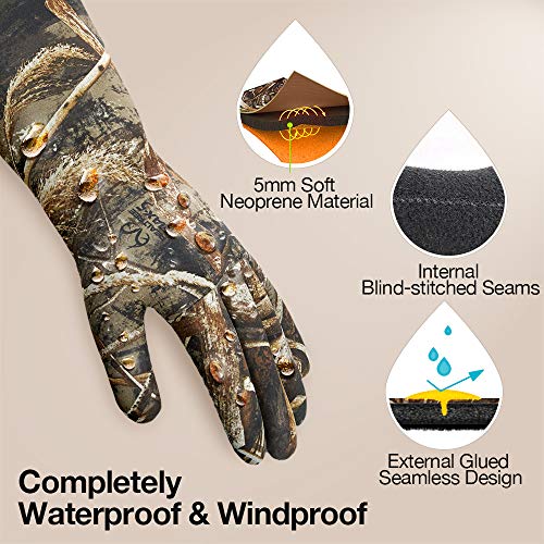TIDEWE Decoy Gloves with Silicone Textured Surface, Waterproof