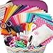 ARTIKA Owl Themed Kids Sewing Kit with Booklet, Stencil & Travel Case