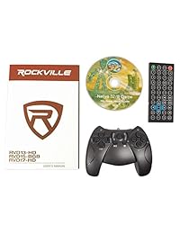 Rockville rvd10hd-bg Monitor con reproductor de DVD, HDMI, USB, juegos, 13 pulgadas, Beige