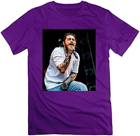 Post Malone Personalized Humor Short-Sleeved Shirt for Man Black