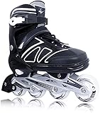 Zuwaos Boys Kids Adjustable Inline Skates, Girls