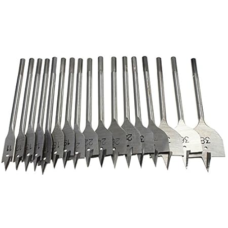 Generic 7PC Hand tools wood drill bit set 10/12/13/16/18/19/20 leveled head metric millimeter bit HCS carpentry flat shovel paddle