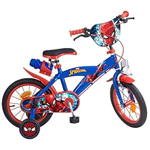 TOIMS Bicicleta para niños, diseño de Spiderman