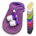Gwee - Sport Guppy, Magnetic Headphone Cable Storage Clip, Secure Headphone Cords During Workouts, Screen Cleaner & Sunglass Holder, Earbuds not Included, ASSORTED 2-pack
