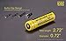 TWO Nitecore NL1834 3400mAh Protected Rechargeable 18650 Batteries - Designed for LED Flashlights
