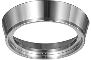 54mm Magnetic Dosing Funnel V2, MATOW Stainless Steel Espresso Dosing Ring with 8 Magnets Compatible with Breville 54mm Porta