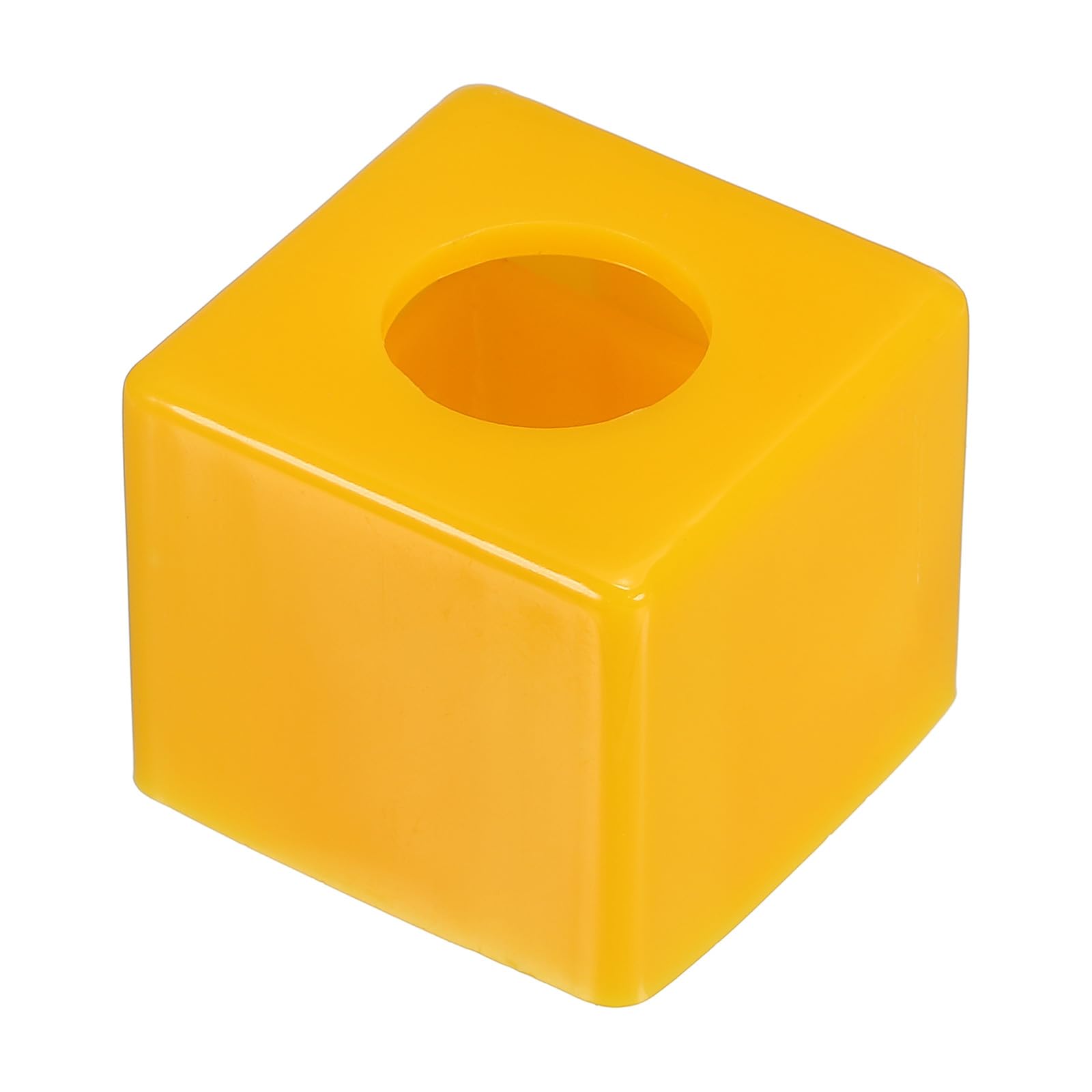 PATIKIL Pool Chalk Holder, Billiard Chalk Storage Holder Portable Cue Chalk Holder Billiards Pool Table Accessory for Billiard Chalk, Yellow