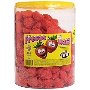 Fini – Fresas con nata – Espuma dulce – 200 unidades