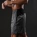 Gash Hao Athletic Gym Shorts Mens Workout Running Bodybuilding Training Short, Gray, Large