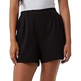 32 Degrees Women Pleated Short (US, Alpha, Medium, Regular, Regular, Black)