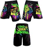 KO Sports Gear's Release The Beast Fight MMA, Grappling, Wrestling, Board, UFC, BJJ, WOD, OCR, No-Gi, Fight Shorts