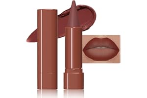 FEICUIYUN 2-in-1 Gradient Lip Liner and Lipstick Lip Combo Set, Matte Lipstick Crayon Lip Liner pencil, High Pigmented Long Lasting Waterproof Smudge Proof Lip Liner (03#Reddish Brown, 1 Count (Pack of 1))