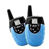 LUITON A7 Walkie Talkies For Kids Top Rated Gifts For Boys Rechargeable FRS Radio(Blue 1 Pair)