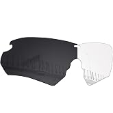 Well-aimed Replacement Lenses Compatible with ESS Crossbow Sunglasses, Non - Polarized- Clear to Black Photochromic - Non - Polarized