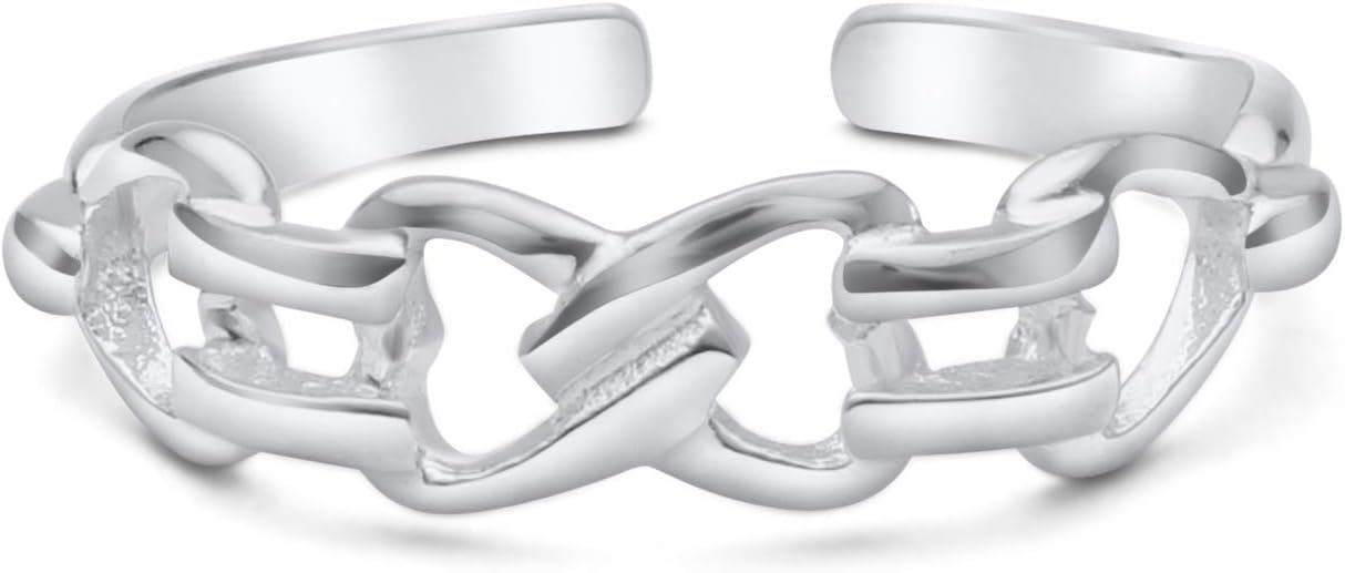 KEZEFHigh Polished Sterling Silver Toe Rings for Women Creations