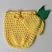 Baby Photography Props Pineapple Hat Sack Newborn Boy Girl Photo Shoot Outfits Infant Photoshot Crochet Unisex Set Yellow