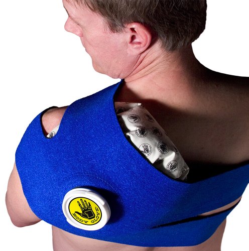 Body Glove 90146 Deluxe Ice Pack, Shoulder, Back and Neck Wrap, Blue, Unisize