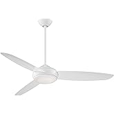 Minka-Aire F465L-WH Concept IV 54" Ceiling Fan with LED Lights, White